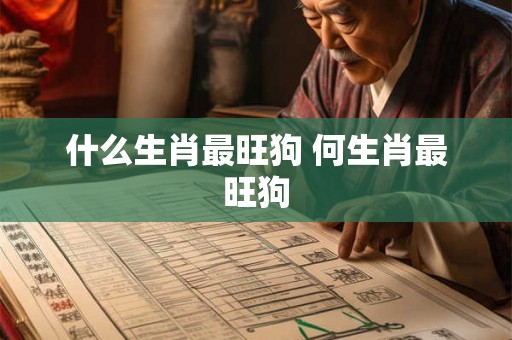 什么生肖最旺狗 何生肖最旺狗 什么生肖最旺狗 何生肖最旺狗