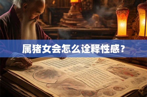 属猪女会怎么诠释性感？