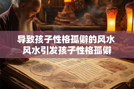 导致孩子性格孤僻的风水 风水引发孩子性格孤僻
