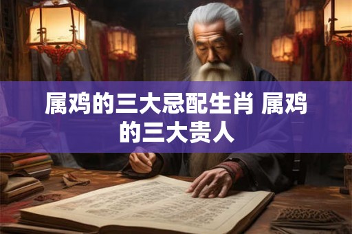 属鸡的三大忌配生肖 属鸡的三大贵人