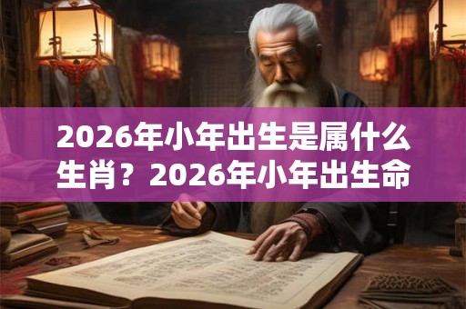 2026年小年出生是属什么生肖?2026年小年出生命运如何? 2026年小年出生是属什么生肖?2026年小年出生命运如何?