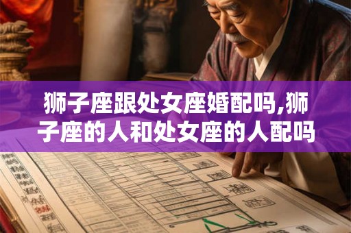 狮子座跟处女座婚配吗,狮子座的人和处女座的人配吗? 狮子座跟处女座婚配吗,狮子座的人和处女座的人配吗?