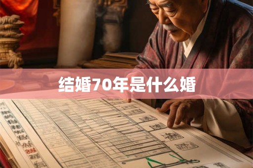 结婚70年是什么婚 结婚70年是什么婚