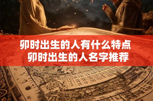 卯时出生的人有什么特点  卯时出生的人名字推荐