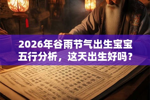 2026年谷雨节气出生宝宝五行分析，这天出生好吗？