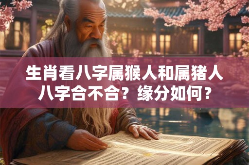 生肖看八字属猴人和属猪人八字合不合？缘分如何？