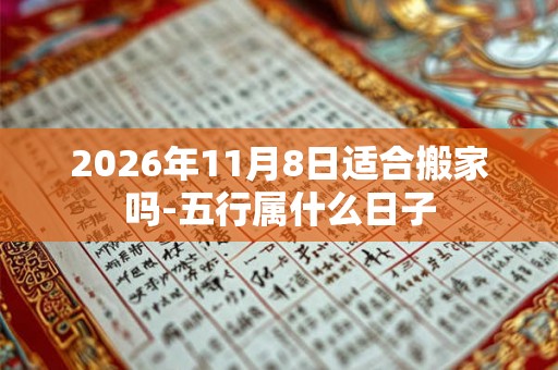 2026年11月8日适合搬家吗-五行属什么日子