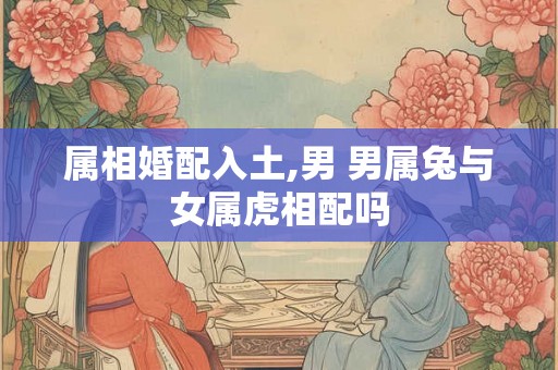 属相婚配入土,男 男属兔与女属虎相配吗