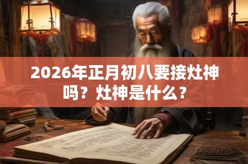 2026年正月初八要接灶神吗？灶神是什么？