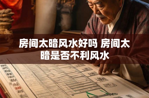 房间太暗风水好吗 房间太暗是否不利风水