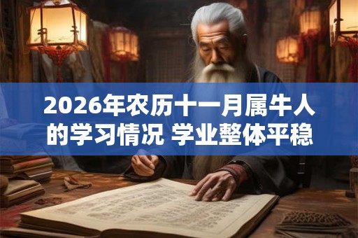 2026年农历十一月属牛人的学习情况 学业整体平稳