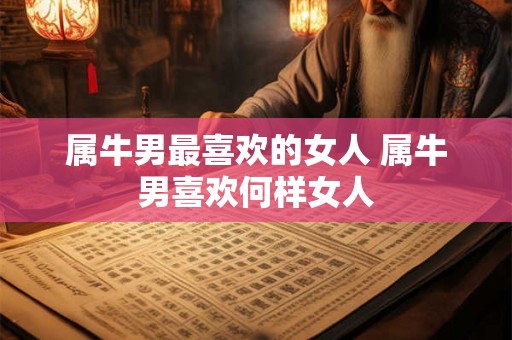属牛男最喜欢的女人 属牛男喜欢何样女人