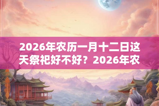2026年农历一月十二日这天祭祀好不好？2026年农历一月祭祀吉日