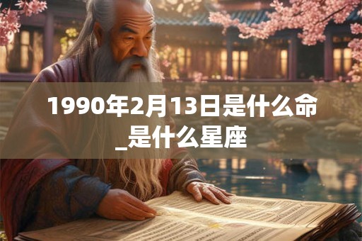 1990年2月13日是什么命_是什么星座