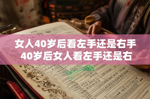 女人40岁后看左手还是右手 40岁后女人看左手还是右手一个小动作揭示出她真正的个性和情感状况