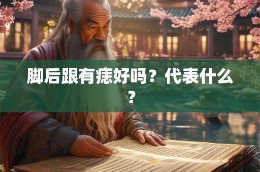 脚后跟有痣好吗？代表什么？