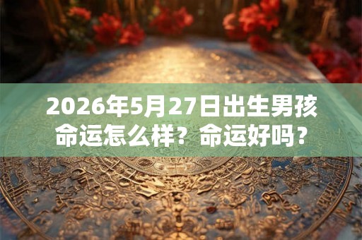 2026年5月27日出生男孩命运怎么样？命运好吗？