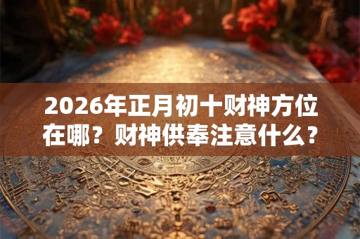 2026年正月初十财神方位在哪？财神供奉注意什么？