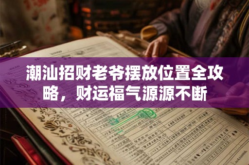 潮汕招财老爷摆放位置全攻略，财运福气源源不断