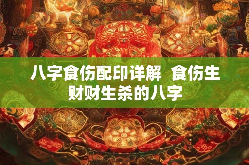 八字食伤配印详解  食伤生财财生杀的八字