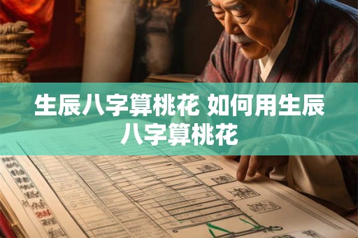 生辰八字算桃花 如何用生辰八字算桃花