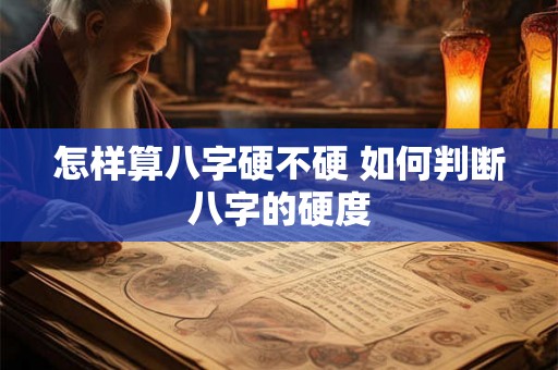 怎样算八字硬不硬 如何判断八字的硬度 怎样算八字硬不硬 如何判断八字的硬度