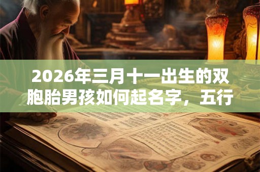 2026年三月十一出生的双胞胎男孩如何起名字,五行属什么 2026年三月十一出生的双胞胎男孩如何起名字,五行属什么