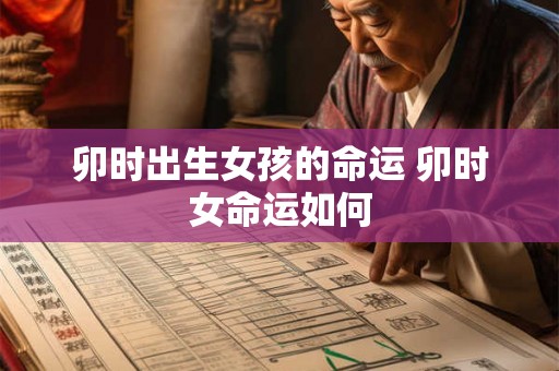 卯时出生女孩的命运 卯时女命运如何
