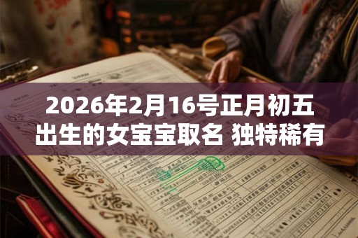 2026年2月16号正月初五出生的女宝宝取名 独特稀有 2026年2月16号正月初五出生的女宝宝取名 独特稀有