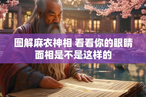 图解麻衣神相 看看你的眼睛面相是不是这样的 图解麻衣神相 看看你的眼睛面相是不是这样的