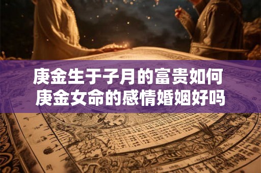 庚金生于子月的富贵如何 庚金女命的感情婚姻好吗