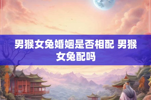 男猴女兔婚姻是否相配 男猴女兔配吗 男猴女兔婚姻是否相配 男猴女兔配吗
