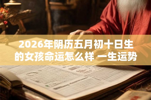 2026年阴历五月初十日生的女孩命运怎么样 一生运势详解
