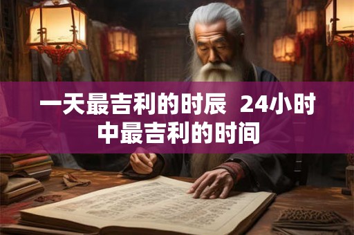 一天最吉利的时辰  24小时中最吉利的时间
