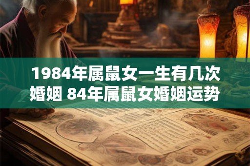 1984年属鼠女一生有几次婚姻 84年属鼠女婚姻运势分析