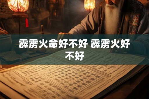 霹雳火命好不好 霹雳火好不好 霹雳火命好不好 霹雳火好不好