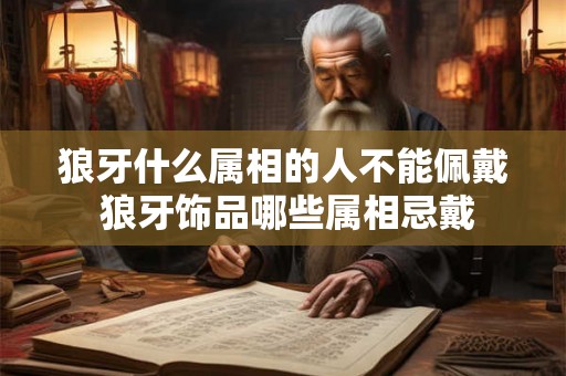 狼牙什么属相的人不能佩戴 狼牙饰品哪些属相忌戴 狼牙什么属相的人不能佩戴 狼牙饰品哪些属相忌戴