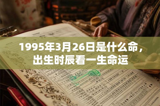 1995年3月26日是什么命,出生时辰看一生命运 1995年3月26日是什么命,出生时辰看一生命运