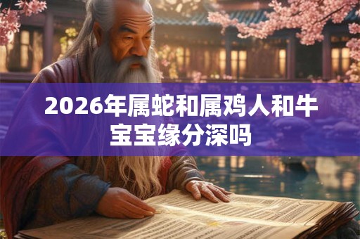 2026年属蛇和属鸡人和牛宝宝缘分深吗