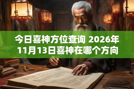 今日喜神方位查询 2026年11月13日喜神在哪个方向