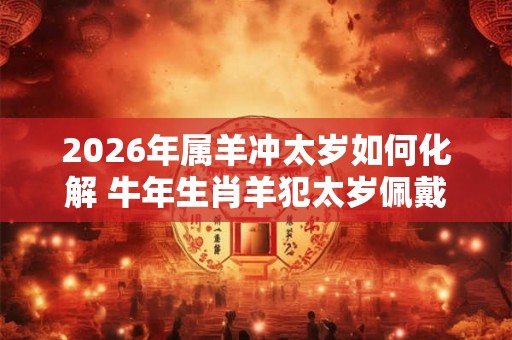 2026年属羊冲太岁如何化解 牛年生肖羊犯太岁佩戴什么