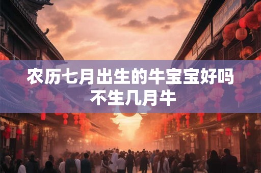 农历七月出生的牛宝宝好吗 不生几月牛