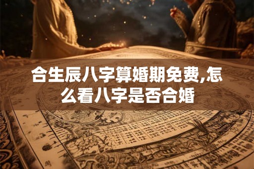 合生辰八字算婚期免费,怎么看八字是否合婚