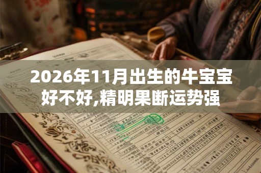 2026年11月出生的牛宝宝好不好,精明果断运势强