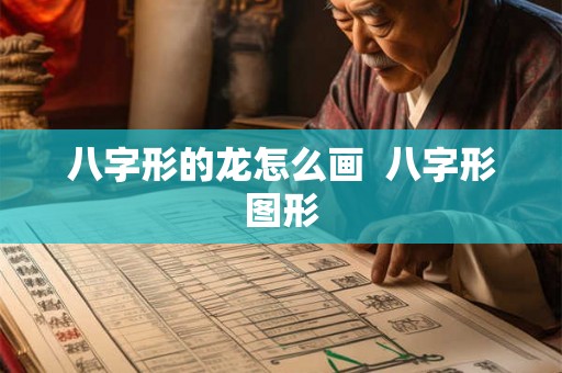 八字形的龙怎么画  八字形图形