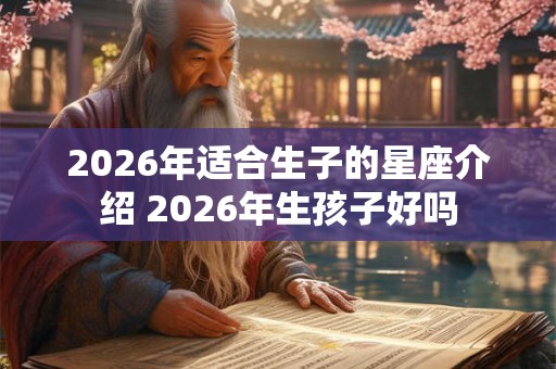 2026年适合生子的星座介绍 2026年生孩子好吗