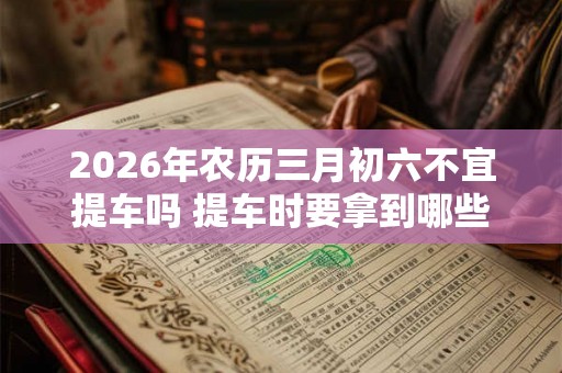 2026年农历三月初六不宜提车吗 提车时要拿到哪些证件