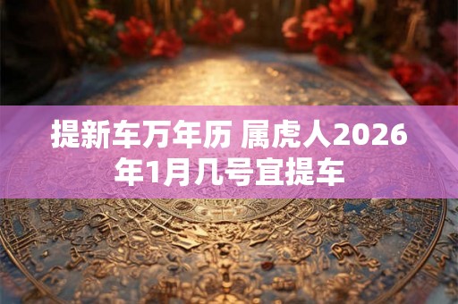提新车万年历 属虎人2026年1月几号宜提车