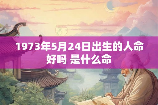 1973年5月24日出生的人命好吗 是什么命