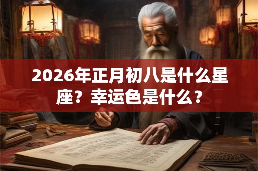 2026年正月初八是什么星座?幸运色是什么? 2026年正月初八是什么星座?幸运色是什么?